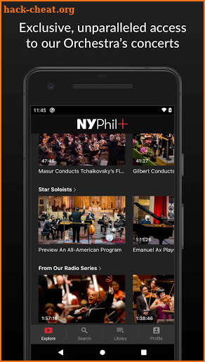 NYPhil+ screenshot