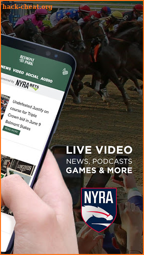 NYRA At the Track–Belmont & Saratoga Horse Racing screenshot