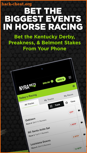 NYRA Bets - Horse Race Betting screenshot