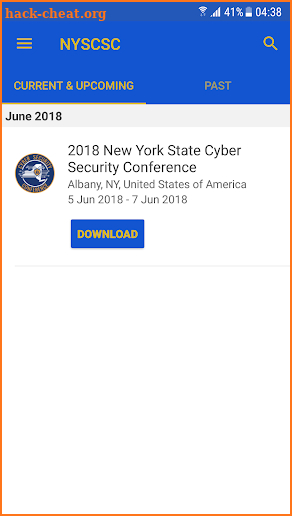 NYS Cyber Security Conference screenshot