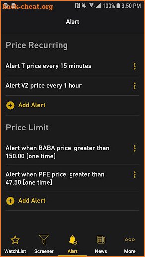 NYSE Live Stock Market screenshot