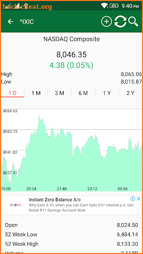 NYSE Stock Market screenshot