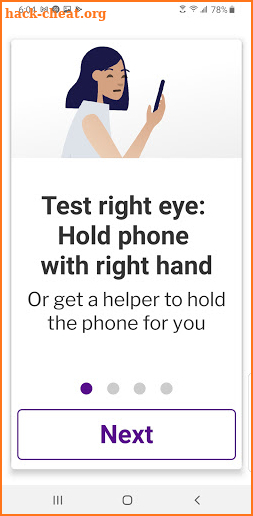 NYU Langone Eye Test screenshot