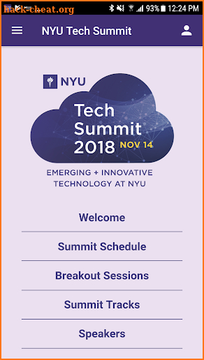 NYU Tech Summit 2018 screenshot