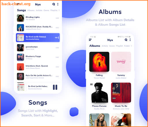 Nyx Music Player screenshot