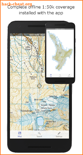 NZ Topo50 Offline Sth Island Map and Hunting Areas screenshot