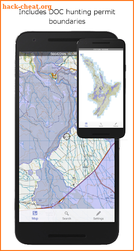 NZ Topo50 Offline Sth Island Map and Hunting Areas screenshot