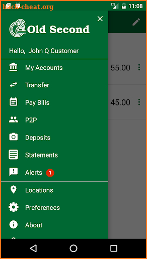 O2 Mobile Banking screenshot