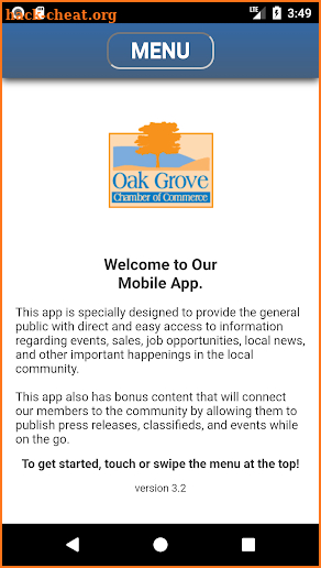Oak Grove Chamber Mobile App screenshot