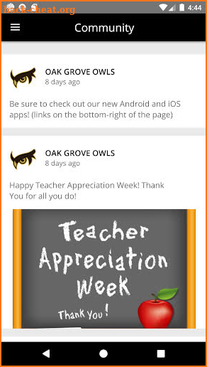 Oak Grove Owls screenshot