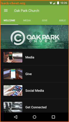 Oak Park Church screenshot