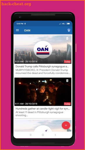 OAN- One America News: breaking news from USA screenshot