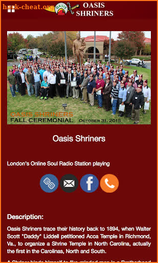 Oasis Shriners screenshot