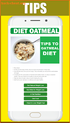 Oatmeal Diet screenshot
