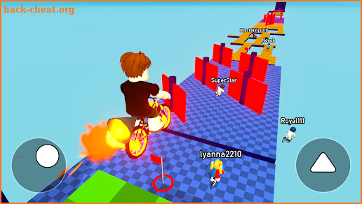 Obby bike: Parkour Adventure screenshot