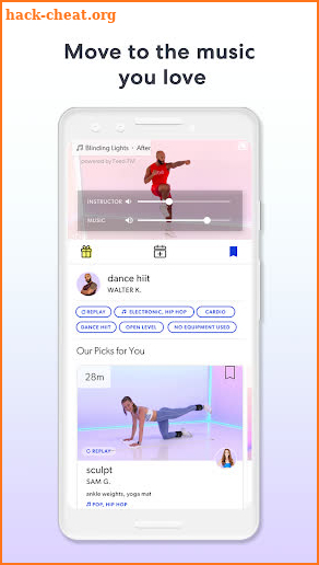 obé fitness screenshot