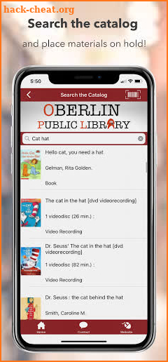Oberlin Public Library screenshot