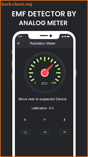 Object Detector EMF Radiation screenshot