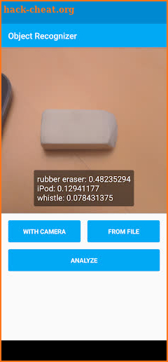 Object Recognizer - TensorFlow screenshot