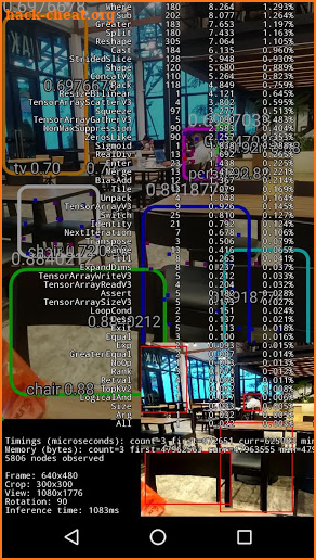 Objects Detection Machine Learning TensorFlow Demo screenshot