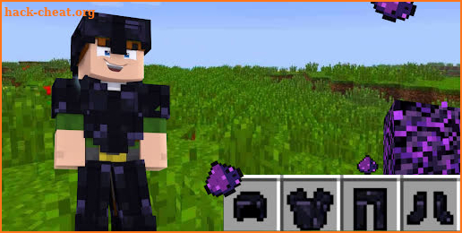 Obsidian Armor Mod for Minecraft screenshot