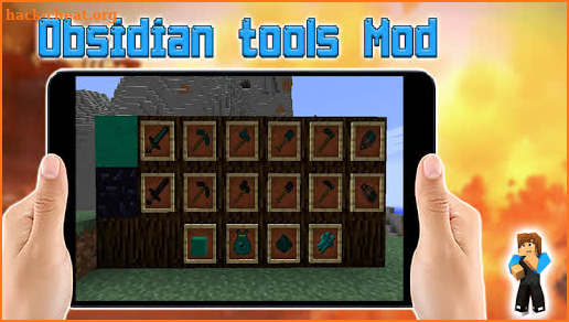Obsidian Tools Mod for Minecraft PE screenshot