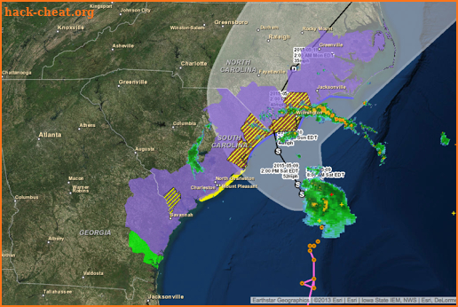 OBX Hurricane Tracker screenshot