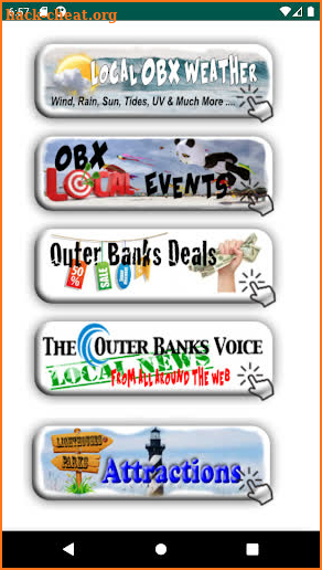 OBX.Live "Your Local Guide to The Outer Banks" screenshot