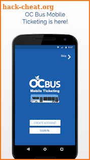 OC Bus Mobile Ticketing screenshot