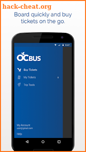 OC Bus Mobile Ticketing screenshot