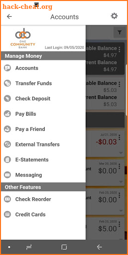 OCB Mobile Banking screenshot