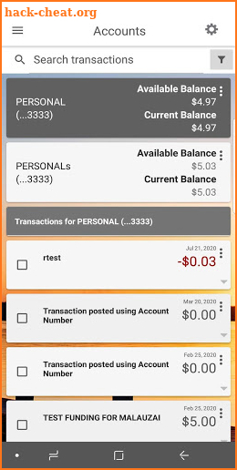 OCB Mobile Banking screenshot