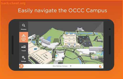 OCCC Campus Wayfinding screenshot