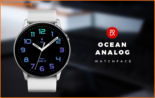 Ocean Analog Watch Face screenshot
