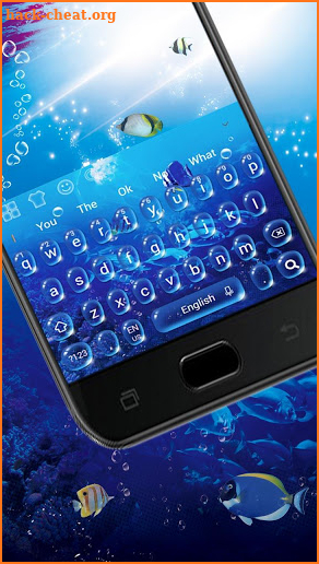 Ocean Blue Keyboard screenshot