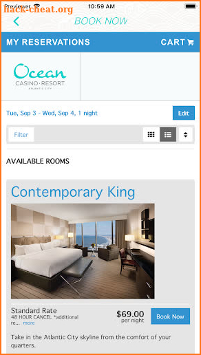 Ocean Casino Resort screenshot