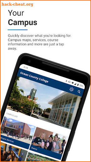 Ocean County College screenshot