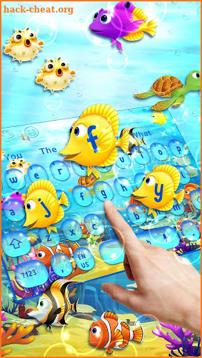 Ocean Fish Keyboard screenshot