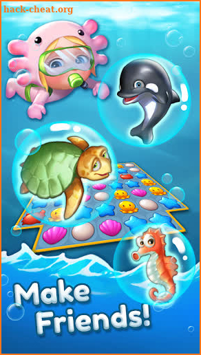 Ocean Friends : Match 3 Puzzle screenshot