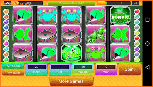 Ocean Games Casino Slot Machine screenshot