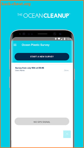Ocean Plastic Survey screenshot