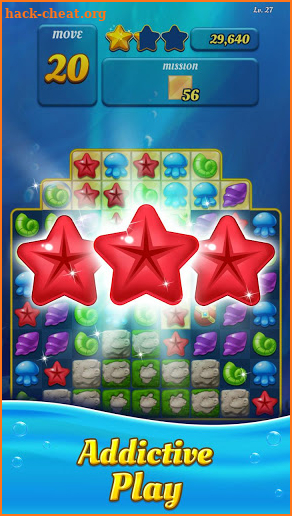 Ocean Splash Match 3: Free Puzzle Games screenshot