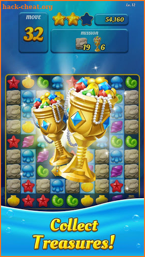 Ocean Splash Match 3: Free Puzzle Games screenshot