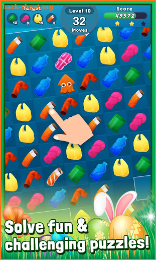 Ocean Sweep: A Fun Match 3 Game for Ocean Cleanup. screenshot