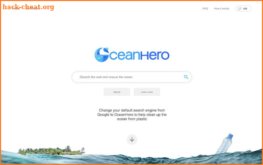 OceanHero - Search the web and save the oceans screenshot