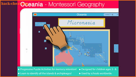 Oceania - Montessori Geography screenshot