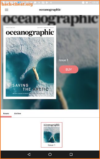 Oceanographic Magazine screenshot