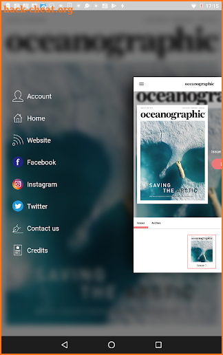 Oceanographic Magazine screenshot