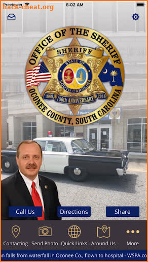 Oconee County Sheriff's screenshot
