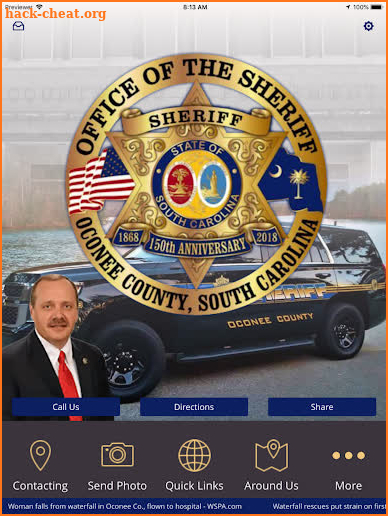 Oconee County Sheriff's screenshot